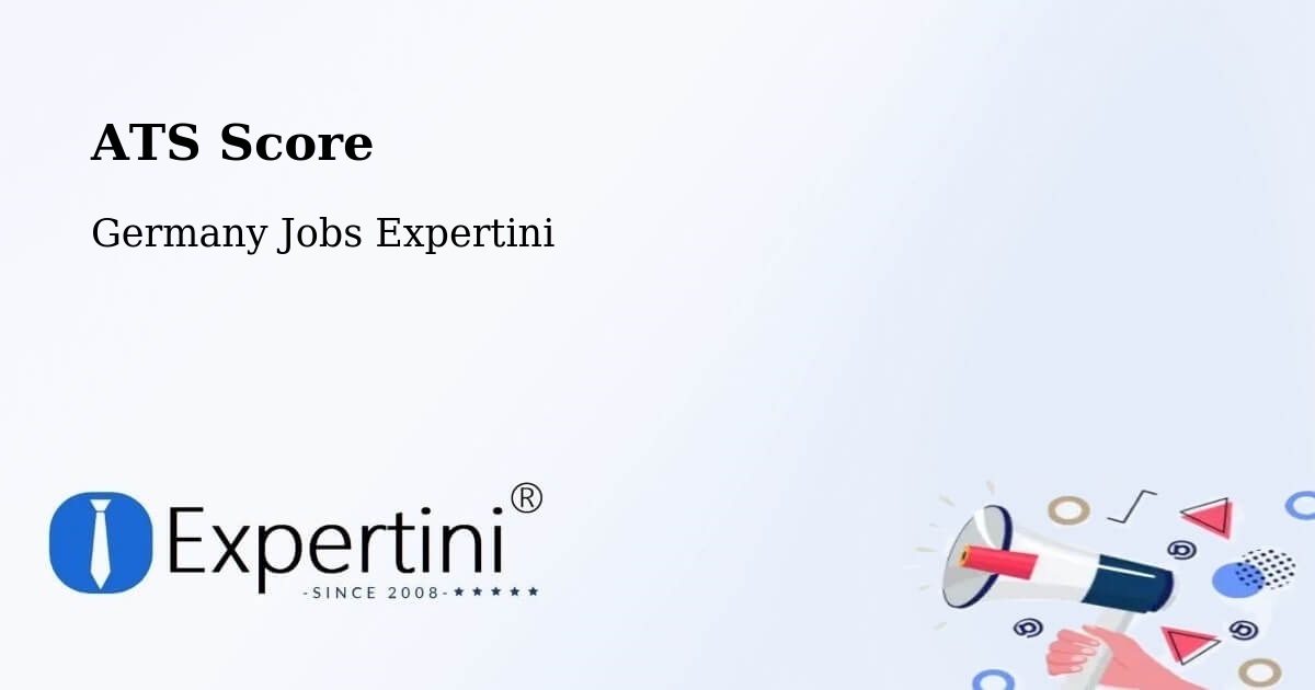 Resume ATS Score & Job Description Match Tool – Winden - Germany Jobs Expertini