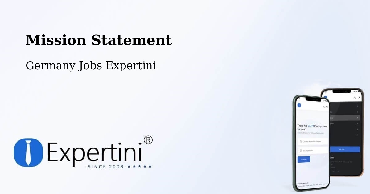 Corporate Mission – Winden - Germany Jobs Expertini