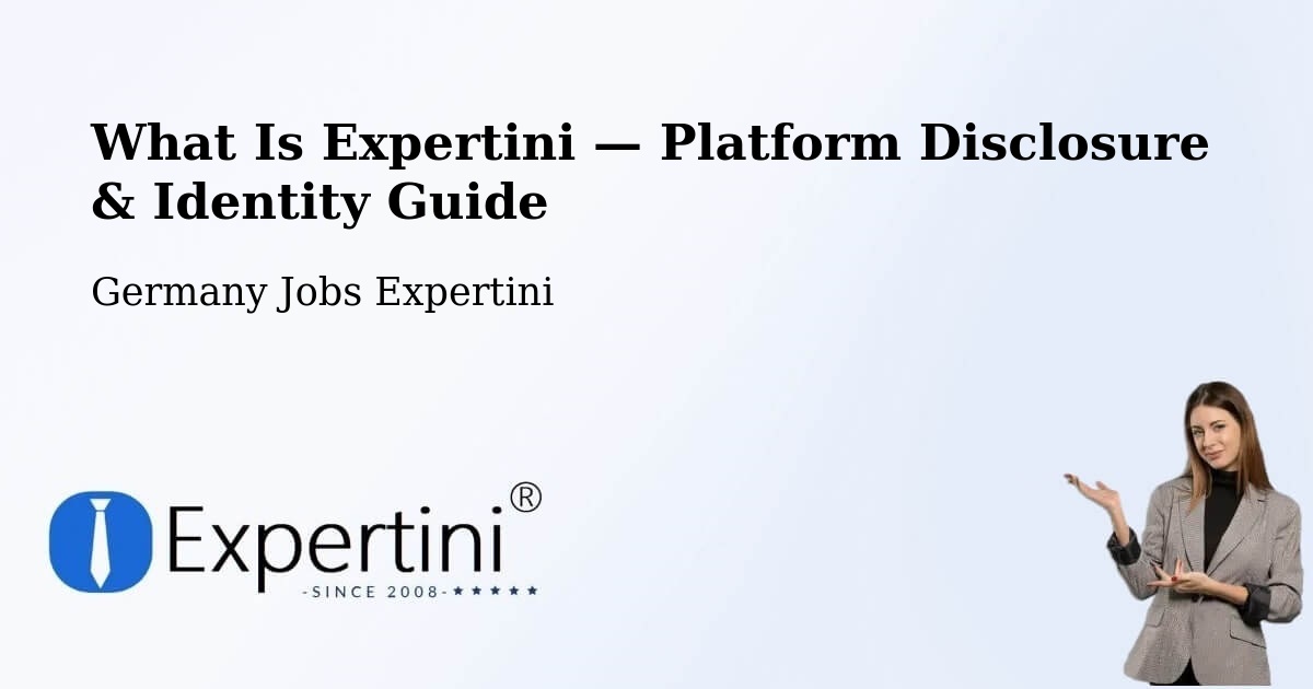 What Is Expertini — Platform Disclosure & Identity Guide – Winden